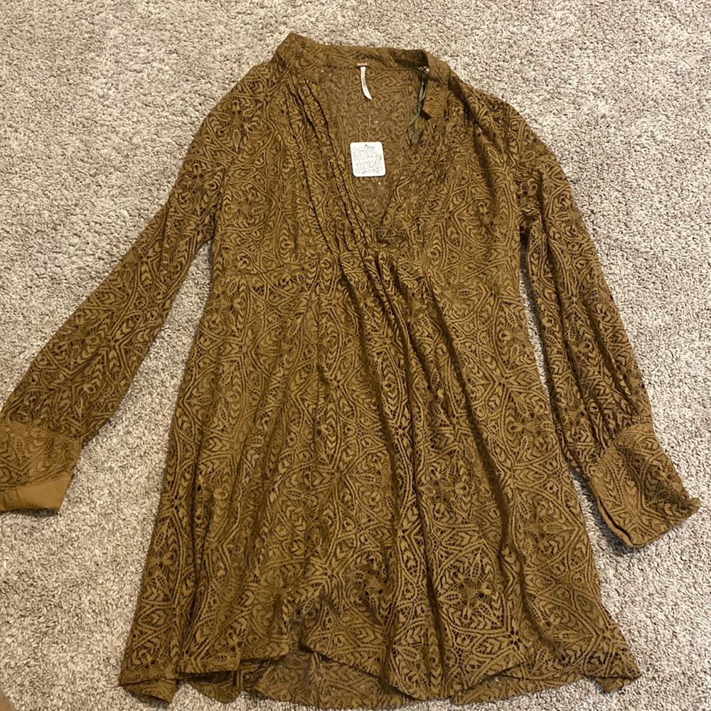 Free people brown dress